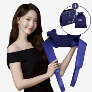 [풀리오] 목 어깨 마사지기V3 + 파우치 + 추석 쇼핑백M / 무선 온열 3단안마볼 승모근 안마