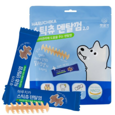 펫생각 하루치카 스틱츄 갈퀴형 덴탈껌 강아지 양치껌 구강관리 노령견 소형견 중형견 대형견 치석제거 구취제거